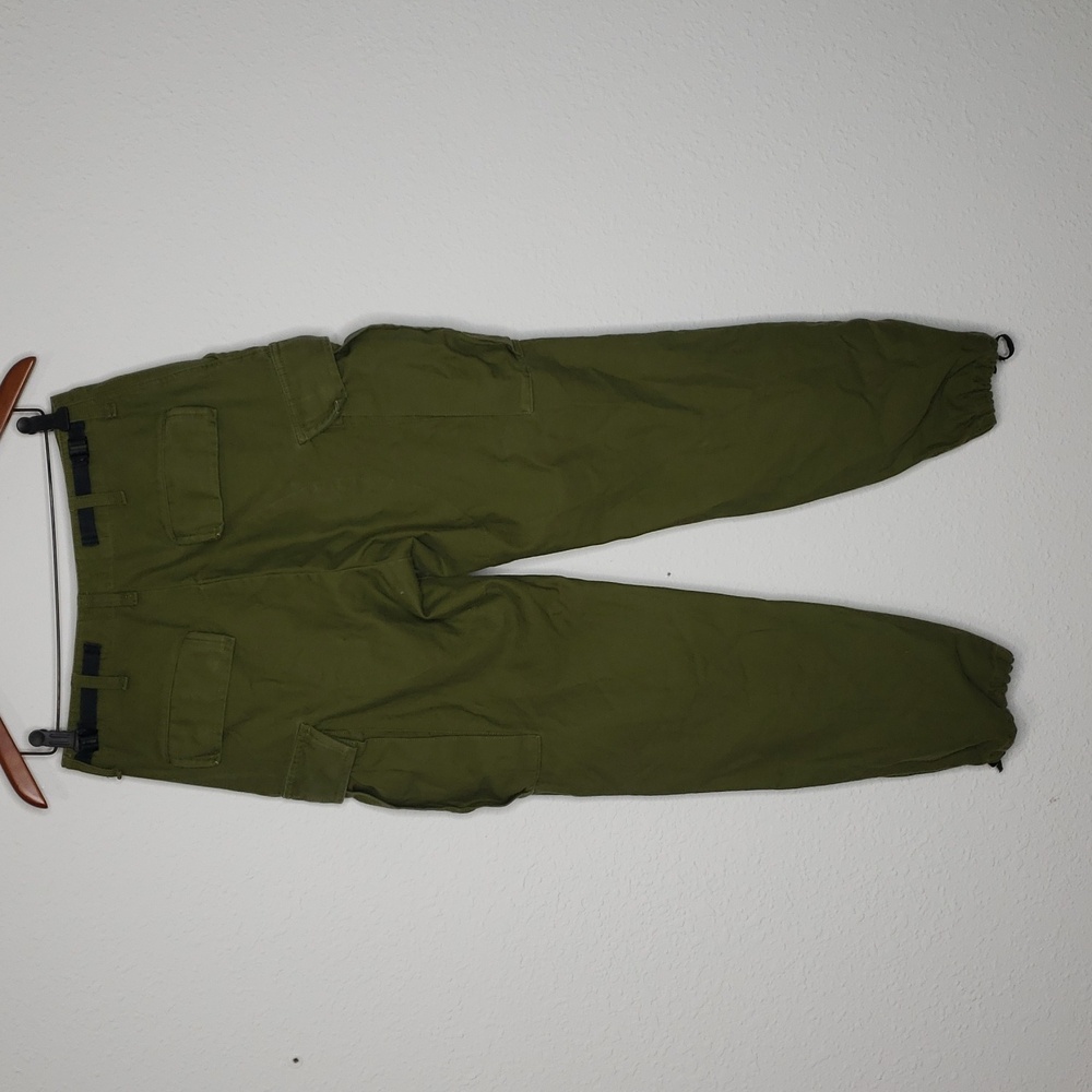 Rag & Bone 100% Cotton Valli Cargo Army Green Utility Pants Pockets Size 4 Retro - Picture 9 of 16